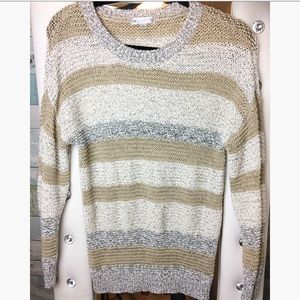 CLOSET CLEAROUT DeCollection Striped Sweater